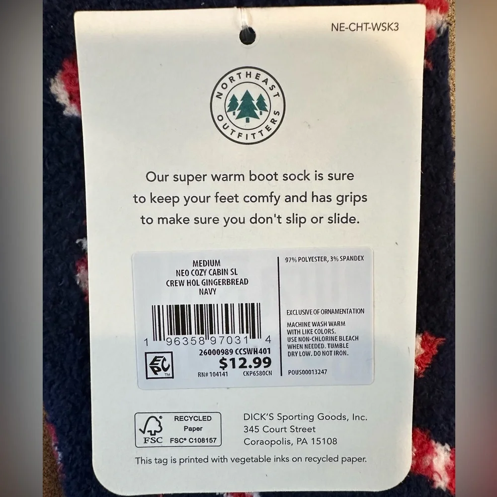 Women’s Cozy Cabin Boot Socks  - NIP/NWT